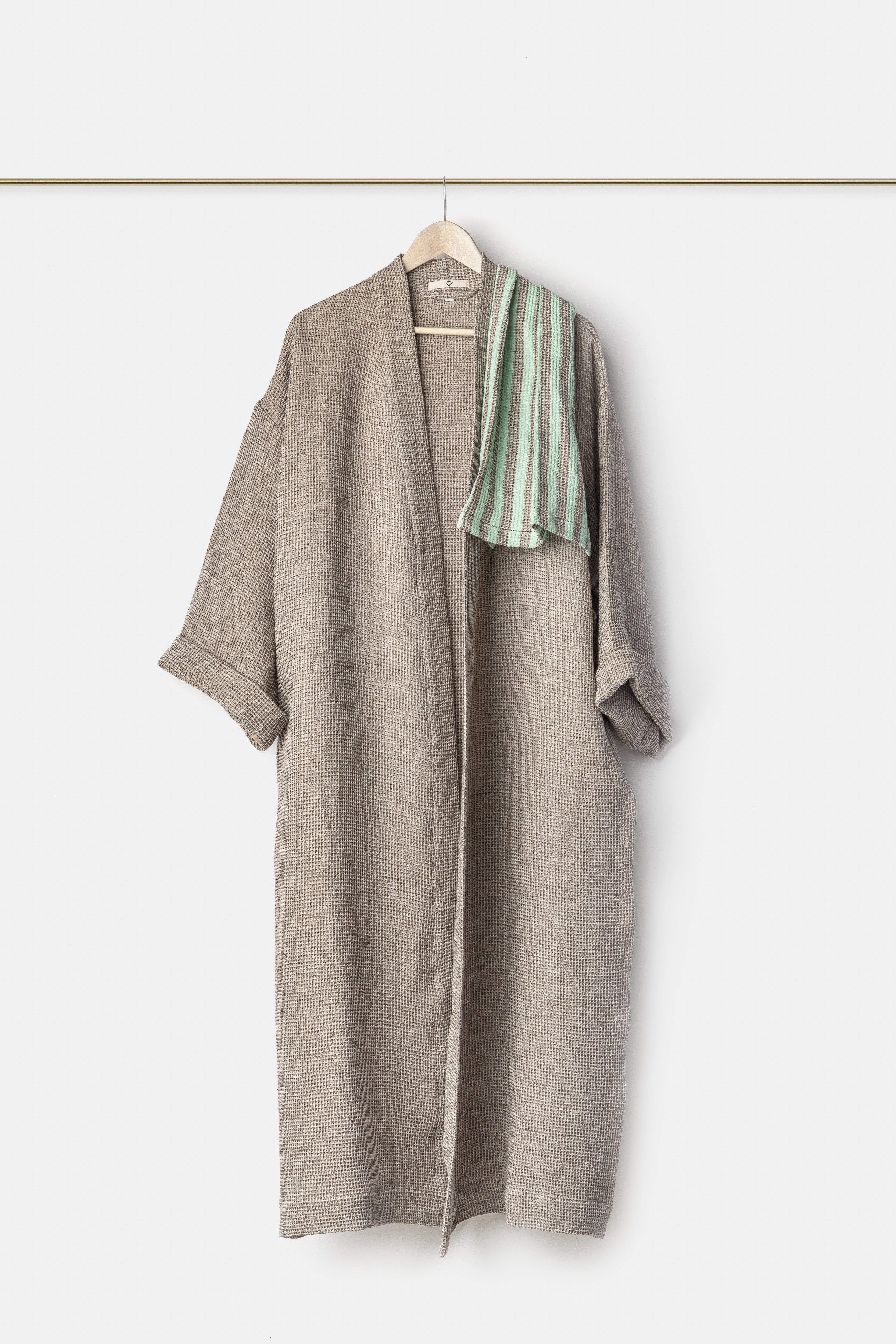 "Montecatini" bath robe in Brown