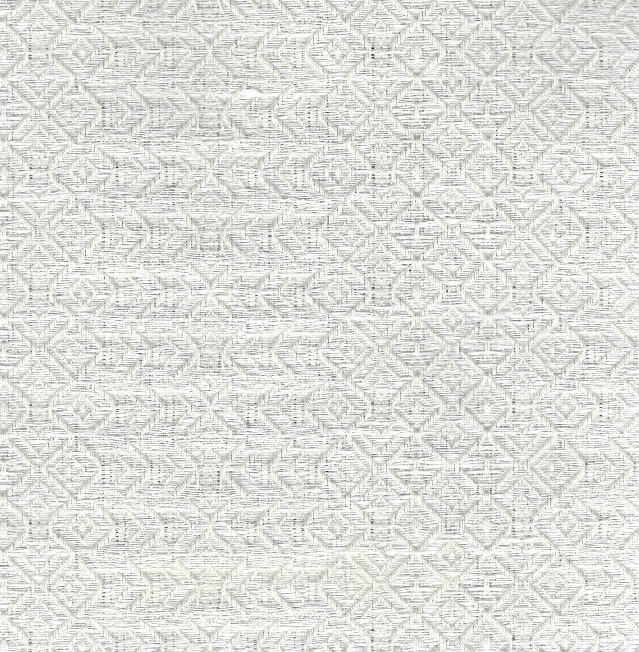 "Intreccio" double width jacquard linen
