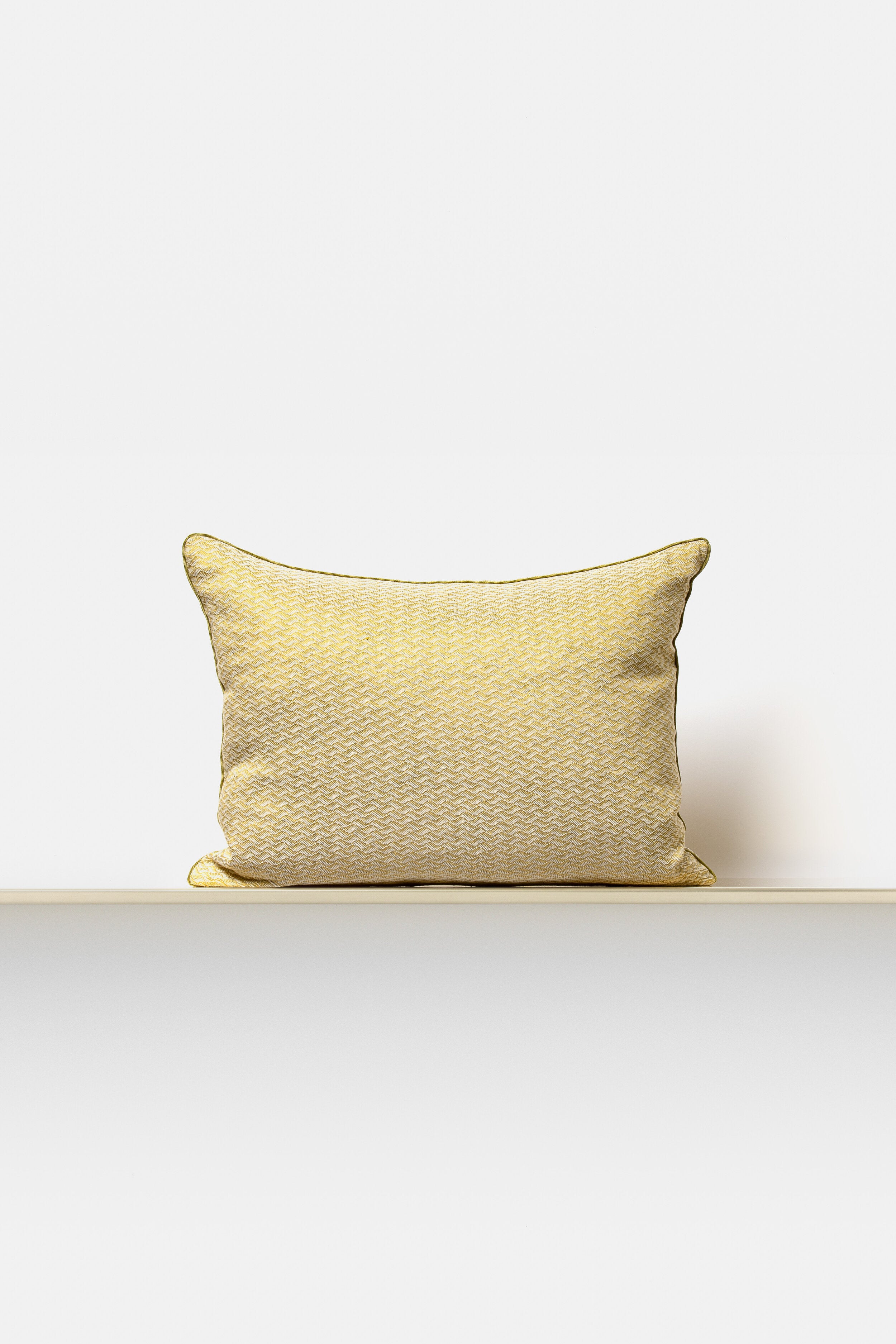 "Nami" cushion in Senape