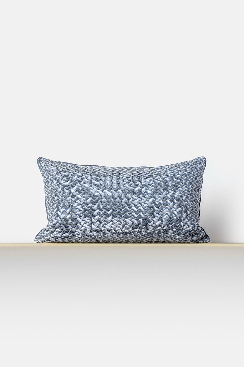 "Nami 1" rectangular cushion in Baltic Blue