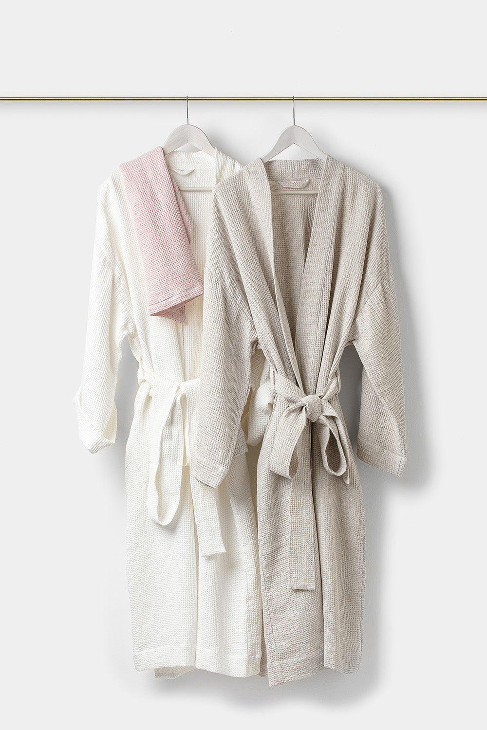 "Montecatini" bath robe in White